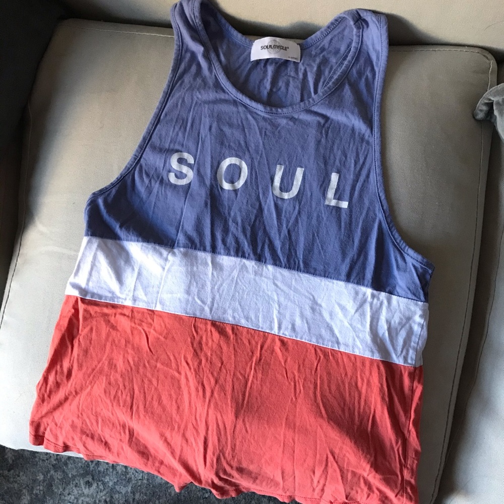 SoulCycle Muscle Tank Top Striped XSmall